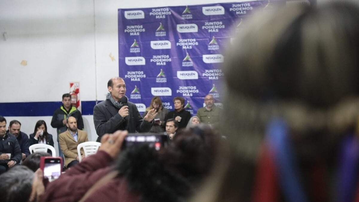 Omar Gutiérrez en el encuentro. Fuente (Twitter).