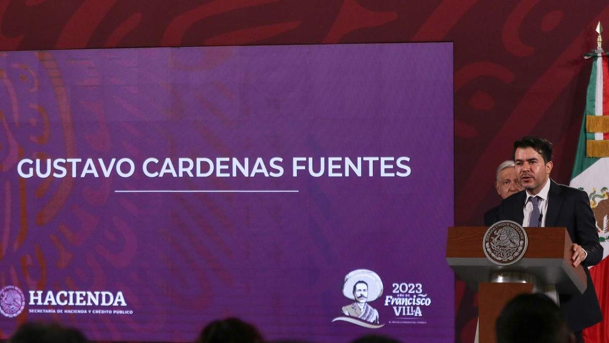 Félix Medina Padilla, titular de la Procuraduría Fiscal de la Federación, habla del caso de Gustavo Cárdenas Fuentes en la mañanera del 14 de junio de 2023