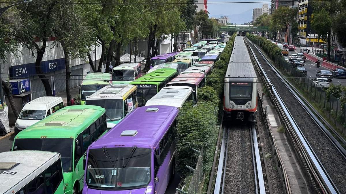 Movilización de la Fuerza Amplia de Transportistas en julio pasado