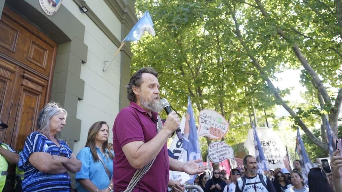 Marcelo Guagliardo, secretario General de ATEN. Fuente: (Facebook)