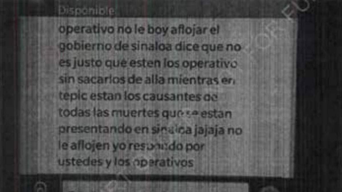 Elementos del expediente de la DEA contra Salvador Cienfuegos