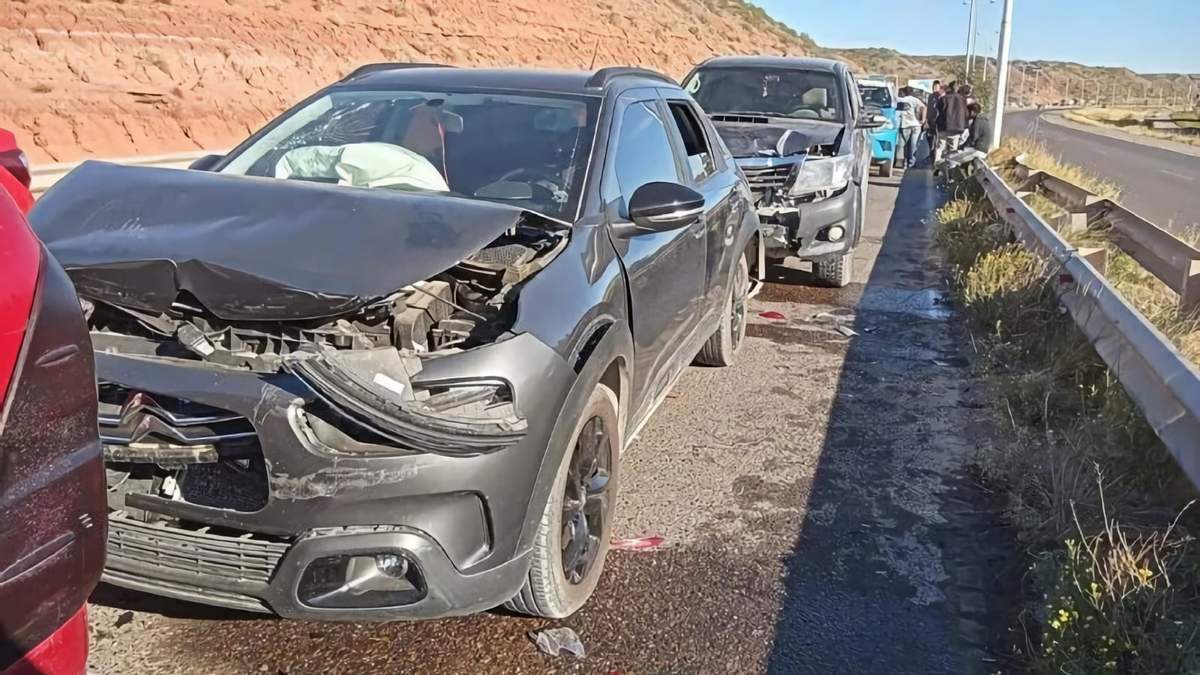 Accidente de tránsito en Ruta 7. Fuente: (Twitter)
