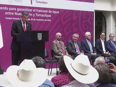 Termina en empate episodio de la guerra del agua entre Nuevo León y Tamaulipas
