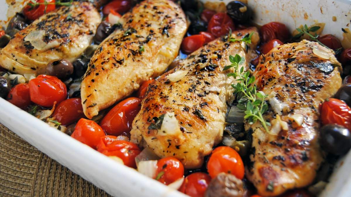 Pollo mediterráneo. Fuente: (Instagram).