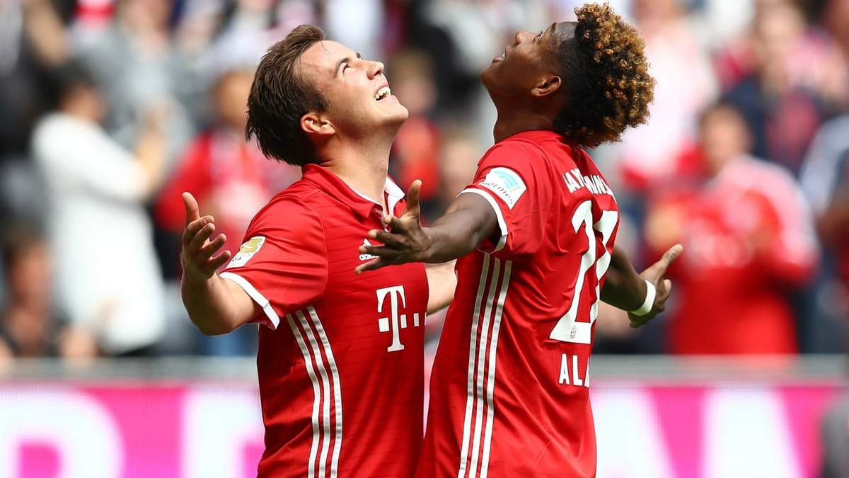 Mario Gotze con Alaba. Fuente (Instagram)