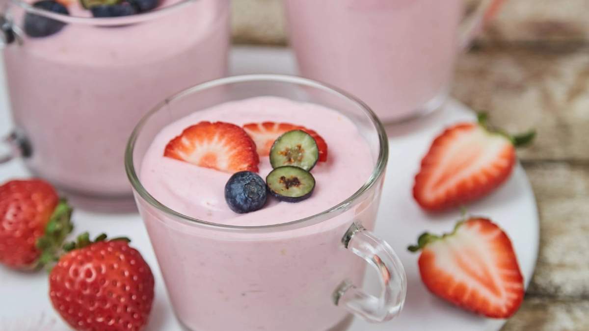 Smoothie de frutilla. Fuente: (Instagram)