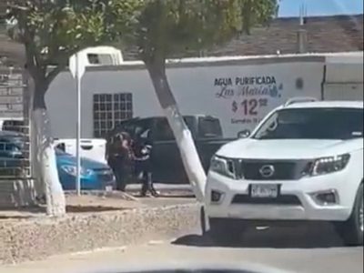 Niña se aferra a su padre que está siendo secuestrado por un comando en Empalme (Video)