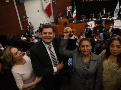 Armenta es elegido presidente del Senado... después de tres votaciones