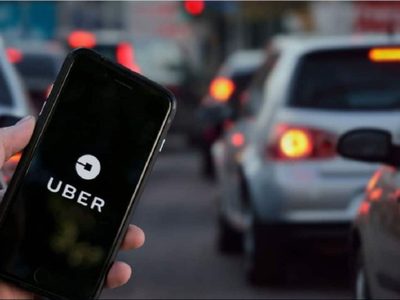 La aplicación de Uber promociona el servicio en Villa la Angostura, pero no hay autos registrados