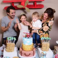 Paula Chaves fascinó a sus seguidores con un divertido show de Pedro, Olivia y Baltazar