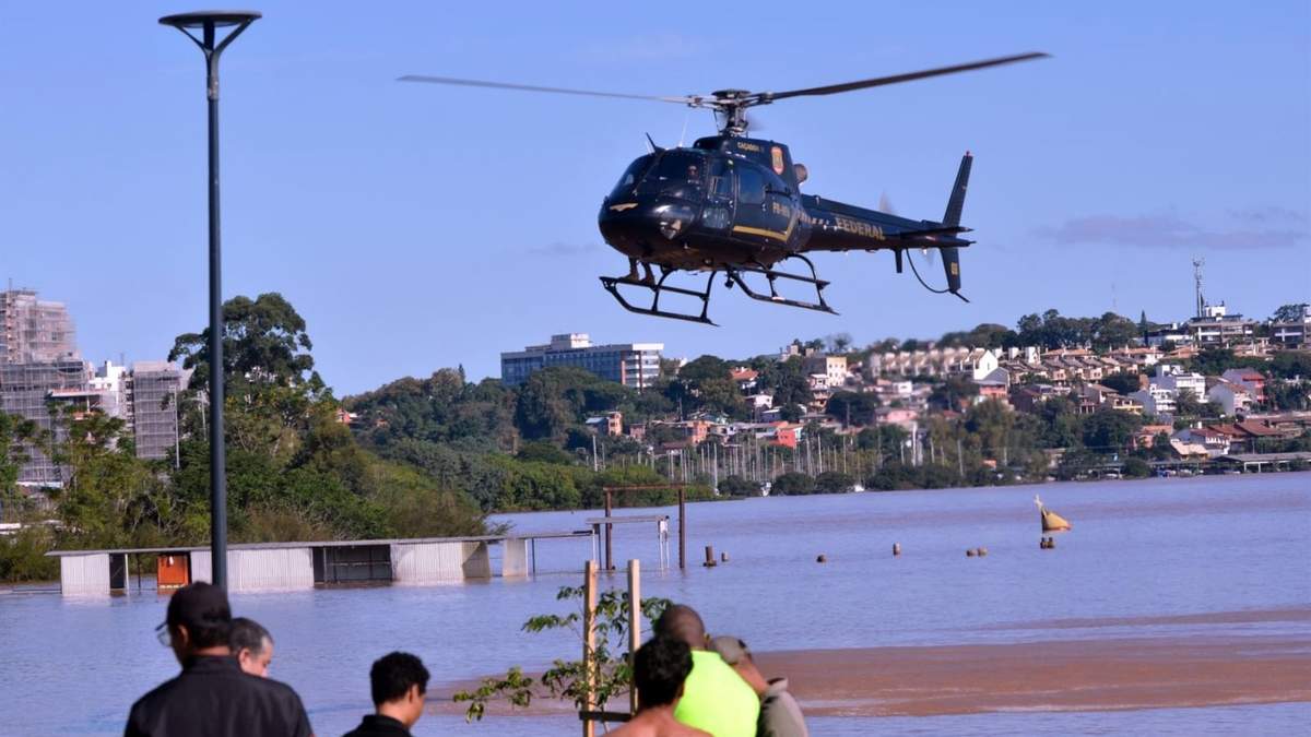 Imagen de archivo de inundaciones en Río Grande del Sur (Brasil)
