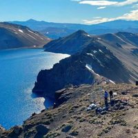 Alerta amarilla para el complejo volcánico Laguna del Maule
