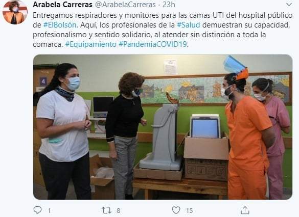 Arabela Carreras en Bariloche