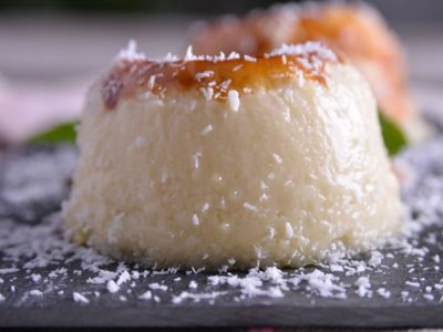 Postre de coco en microondas: sin azúcar y sin harinas, una receta exprés para un antojo fit