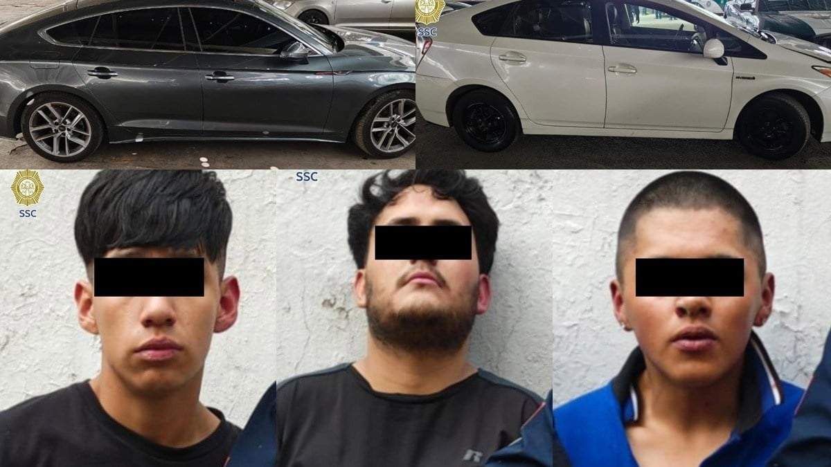 Arrestan a tres jóvenes por robo de dos vehículos de alta gama en hotel en Santa Fe