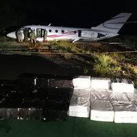 Interceptan narcoavioneta con cocaína en el aeropuerto de Palenque, Chiapas
