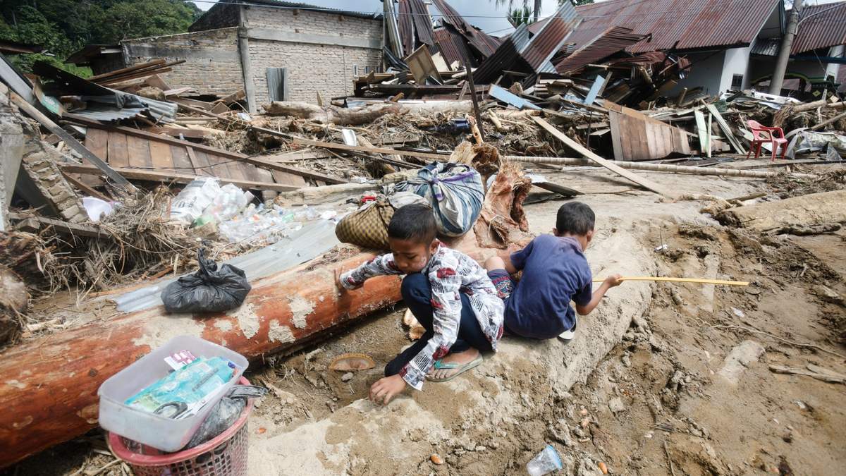 Inundaciones en Indonesia, que afectan principalmente al norte de la isla de Sumatra