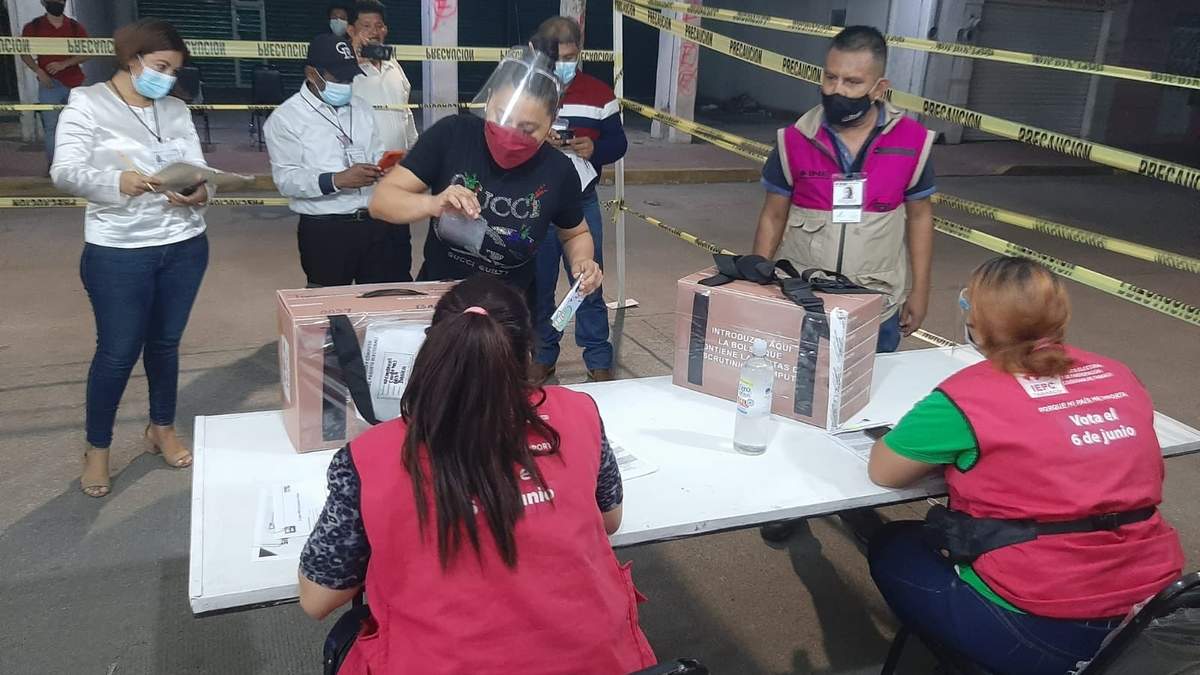 Votantes en Tabasco
