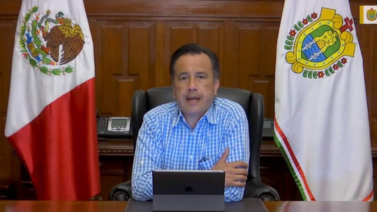 El gobernador de Veracruz, Cuitláhuac García