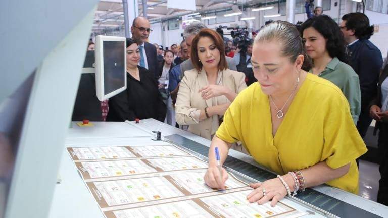 Guadalupe Tadei. Producción de boletas electorales