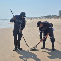 Aparecen restos de hidrocarburos en Playa Miramar, en Tamaulipas