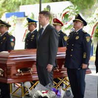 Rinden homenaje al inspector jefe asesinado en San Miguel Xicalco, Tlalpan (Video)