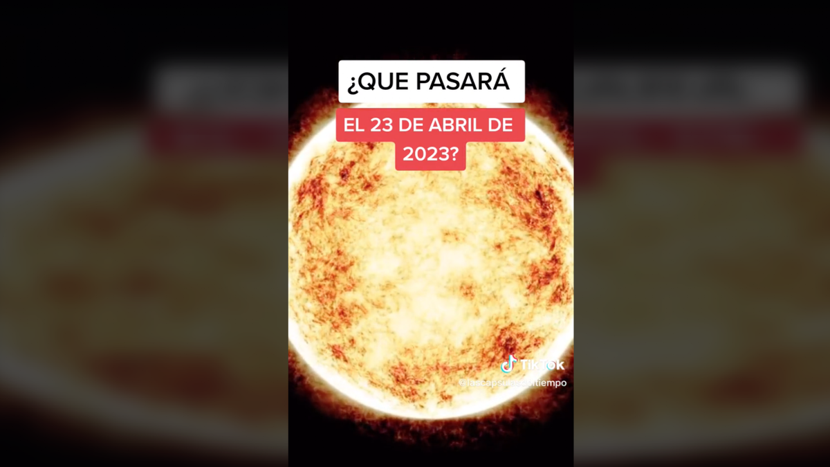 Una escena del video que se volvió viral en TikTok