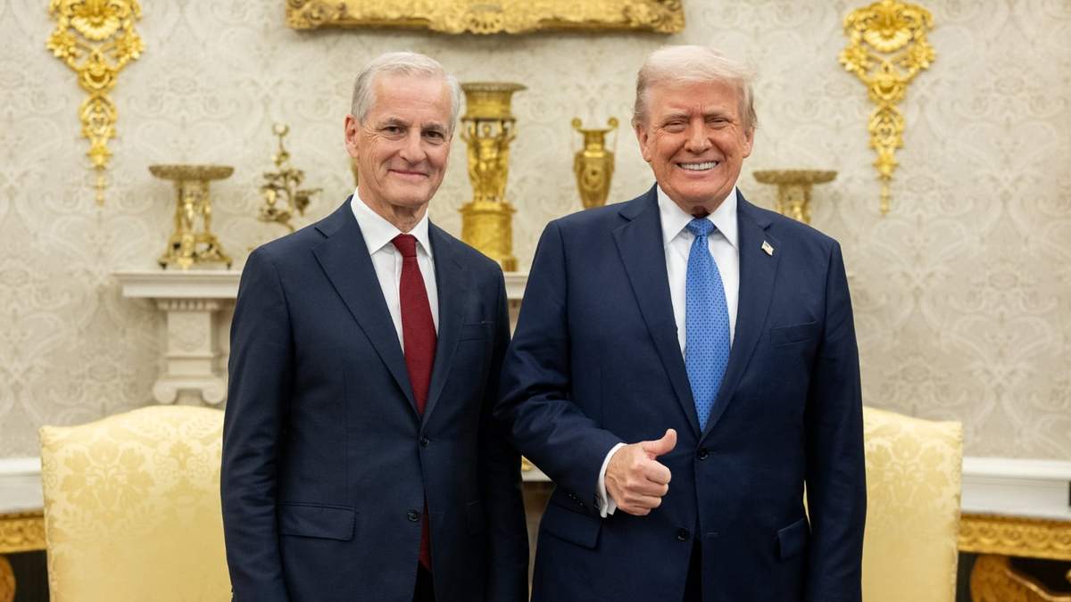 Trump y Gahr Store, en imagen de abril de 2025