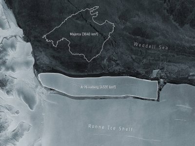 El iceberg más grande del mundo se desprende de la Antártida