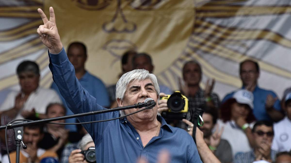 Hugo Moyano, referente de los camioneros. Fuente: (Twitter)