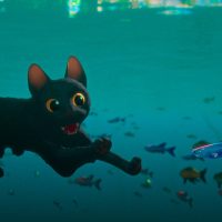 “Flow”, protagonizada por un gato negro que aprende a confiar en los demás