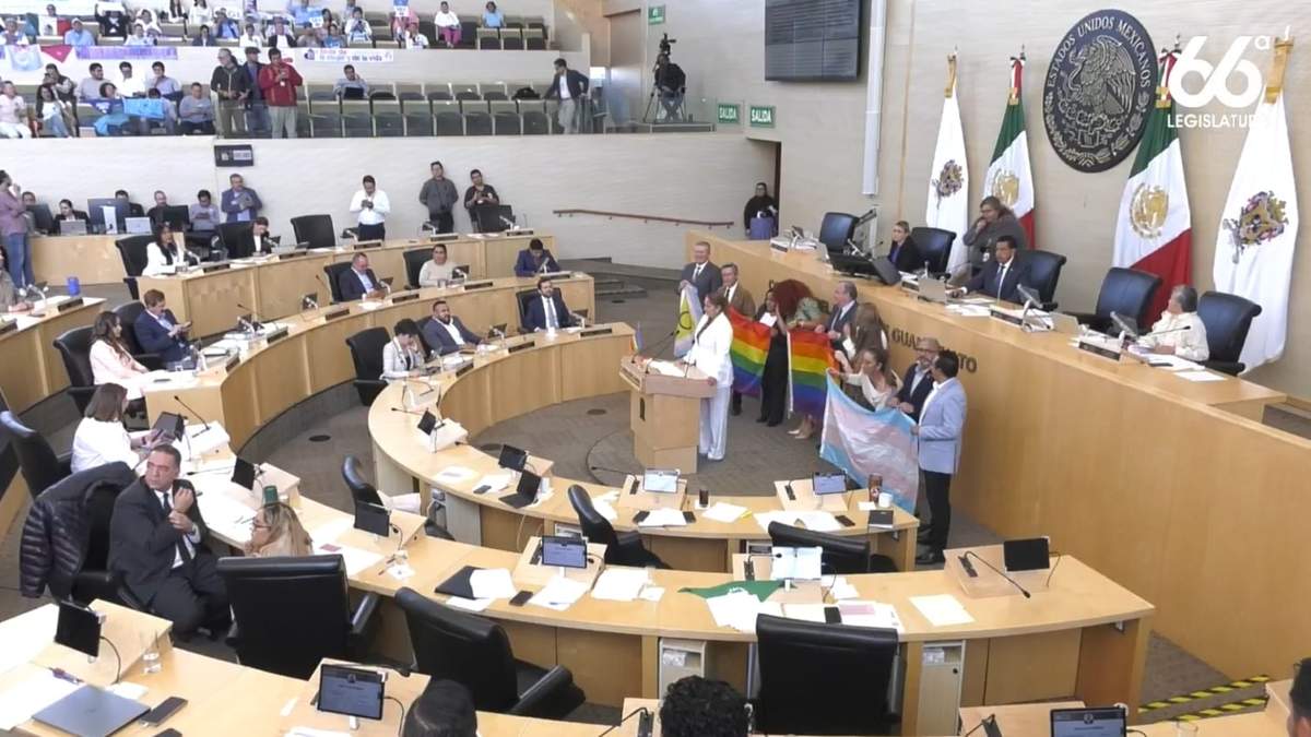 La sesión en el Congreso de Guanajuato en el que se aprobó el matrimonio igualitario