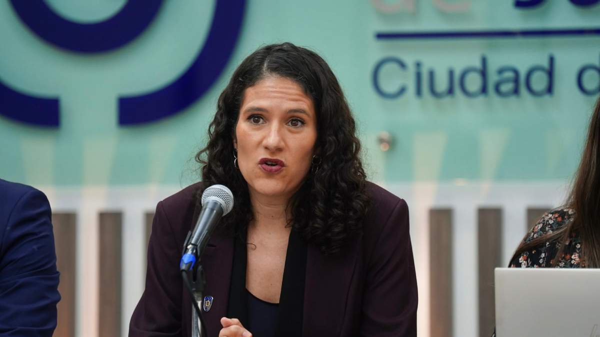 La fiscal de la CDMX, Bertha Alcalde Luján