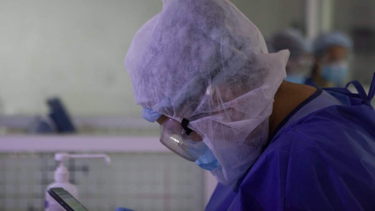 Trabajadora de la salud