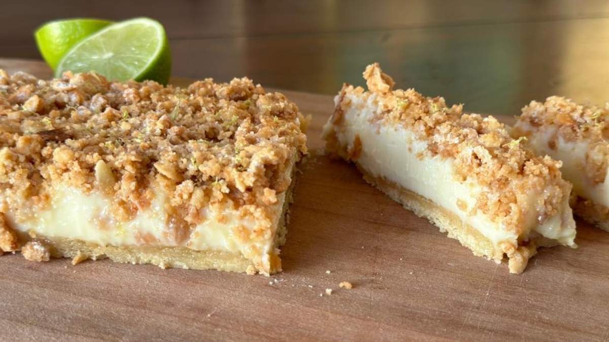 Crumble de limón. Fuente: (Instagram)