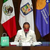 Reportan brote de covid-19 entre reporteros que cubren el informe de la pandemia en NL