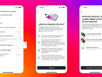 Instagram prueba una función que permite restablecer las recomendaciones de contenido