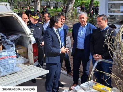 Narcomenudeo: quemaron más de 30 kilos de drogas secuestrados en Neuquén