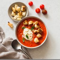Sopa crema de tomate: calentita, cremosa y súper deliciosa, una receta tentadora para los almuerzos de invierno