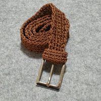 A la moda y sin gastar fortuna en una tienda: así podés hacer este hermoso cinturón tejido en casa