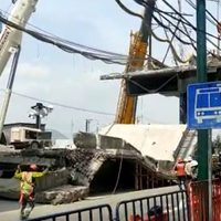 Colapsa losa en la "zona cero" de la Línea 12 del Metro; hay tres heridos