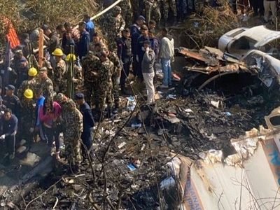Esto pasó con la caja negra del avión estrellado en Nepal