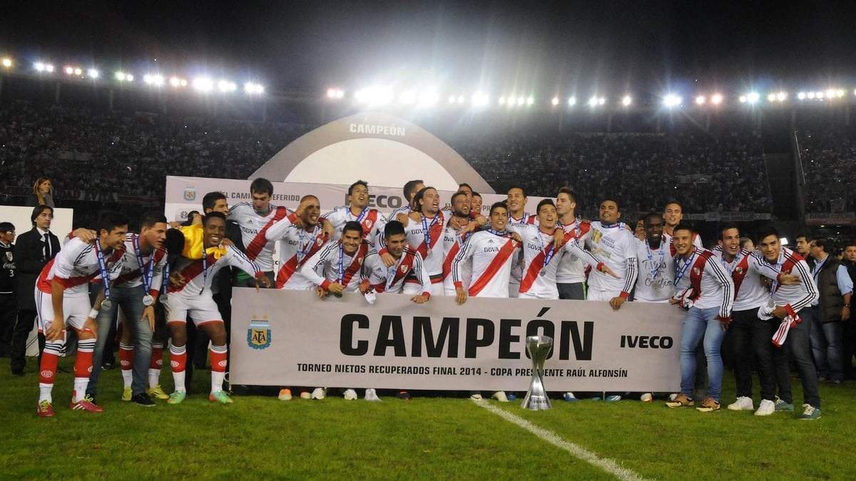 River campeón en 2014. Fuente: (Twitter).