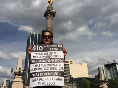 Repudian miles a Peña
