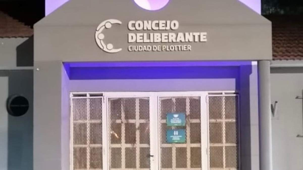 Concejo Deliberante de la ciudad de Plottier. Fuente: (Facebook)