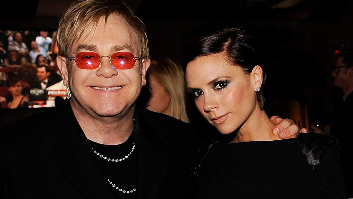 Elton John y Victoria Beckham. Fuente: (Instagram).