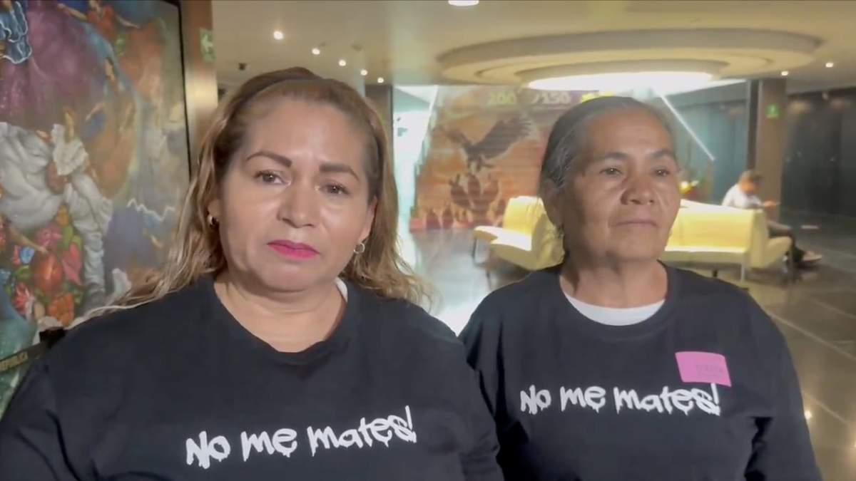 Ceci Flores y Virginia Ponce en el Senado