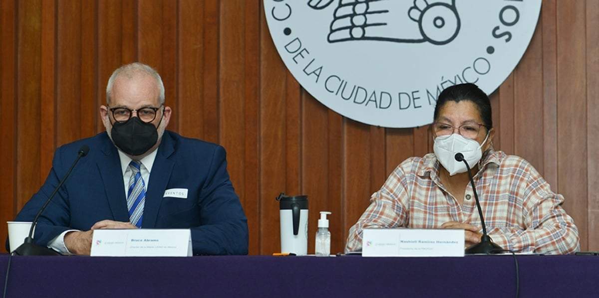 La presidenta de la CDHCM, Nashielli Ramírez.