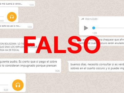 Es falso que se impugnará el voto al cerrar el sobre sin las autoridades de mesa presentes