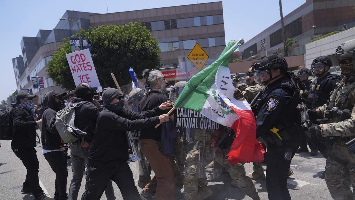Redadas, protestas y confrontación en Los Ángeles, California